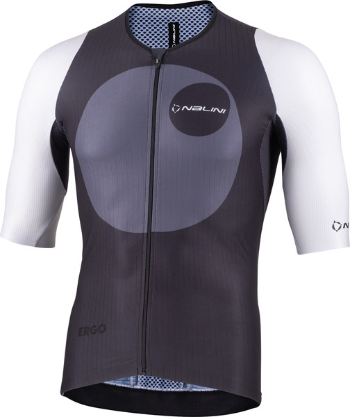 Nalini Fast Grey Black Jersey | italian Cycling Jerseys