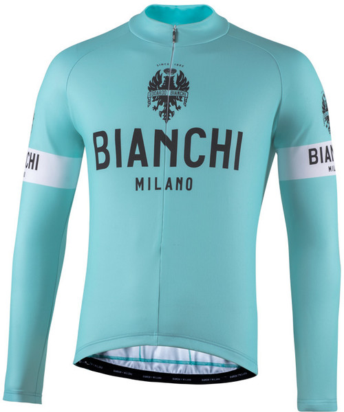 Bianchi Milano Storia Celeste Long Sleeve Jersey | Cycling Winter