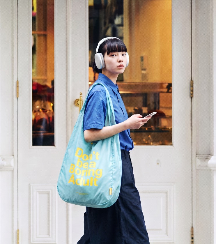 VOVAROVA - MY ATTITUDE BAG Eco Shopping Bag 可摺大容量挎包購物袋