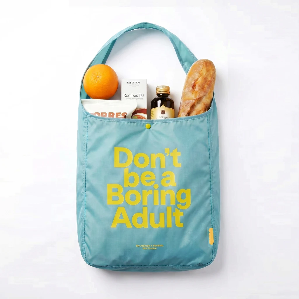 VOVAROVA - MY ATTITUDE BAG Eco Shopping Bag 可摺大容量挎包購物袋