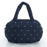 3-Way Shoulder Tote - Mini Heart - Blue