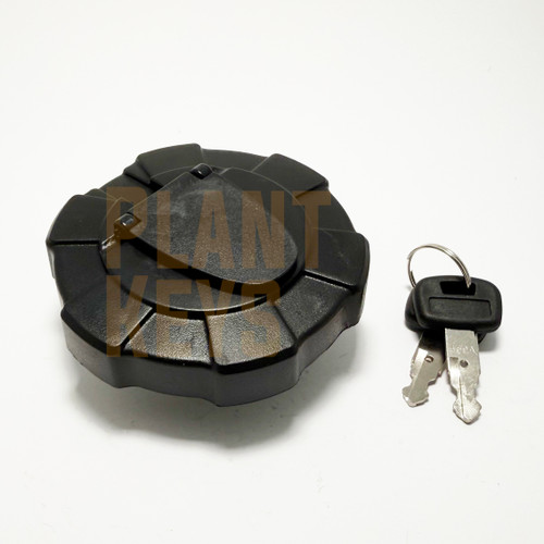 Fuel Cap With 2 Keys – R5511-51120 – Fits Kubota SVL Track Loaders, KX Excavators, U Series & R630 Wheel Loader