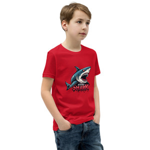 Fun shark t-shirt for adventurous kids.