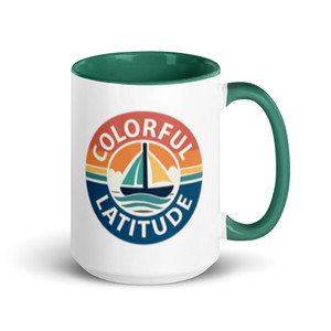Chart your own course with the Colorful Latitudes Sailing Mug. Made for dreamers and doers alike, this durable, double-sided mug brings beach house energy to every beverage.