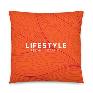 Bring coastal comfort home with the Lifestyle Beyond Location Beach Leaf Pillow by Westport Harbor — featuring a soft, washable case and serene seaside style.