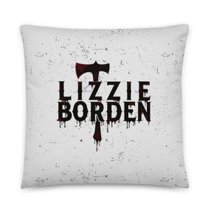 True Crime Meets Home Style
Add eerie elegance to your space with the Lizzie’s Hatchet Pillow — inspired by the infamous Fall River murders and Lizzie Borden’s 1893 acquittal at New Bedford Superior Court. Cozy, creepy, and unforgettable.