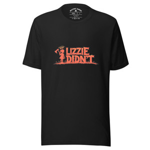 Make your stance known with the Lizzie Didn't! Tee — honoring her 1893 acquittal in New Bedford.