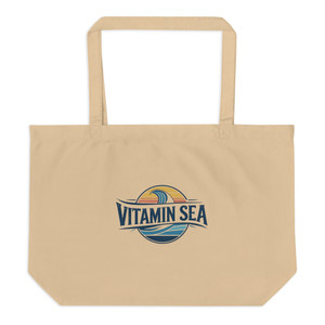 Recharge your spirit with the Vitamin Sea Large Organic Tote Bag.