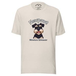 Celebrate your Schnauzer’s charm and smarts with the stylish Newpawt Schnauzer Tee.