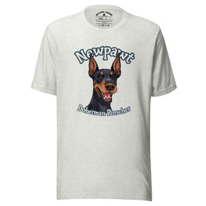 Celebrate your Doberman’s strength and loyalty with the soft, coastal Newpawt Doberman Tee.