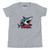 Lightweight kids shark adventure t-shirt.
