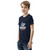 Shark adventure shirt for ocean-loving kids.