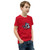 Breathable cotton shirt for sporty kids.