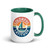 Add a pop of personality to your routine with the Colorful Latitudes Sailing Mug. This dishwasher-safe mug is ideal for coffee, tea, and maritime daydreams.