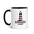 History and imagination blend in this bright Passamaquoddy mug.