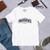 Casual comfort meets colonial history in this men’s t-shirt.