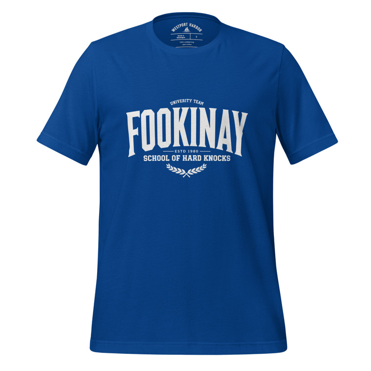 Grit meets wit in the Fookinay Dark Hard Knocks Tee.