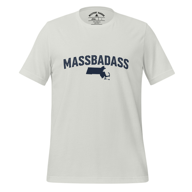 MASSBADASS light tee for proud Massachusetts locals