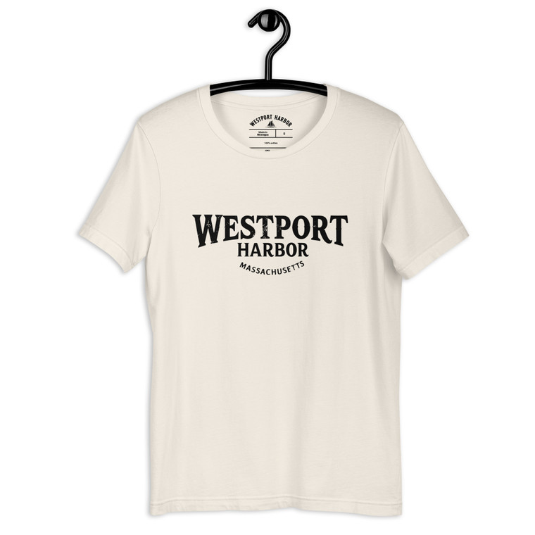 Lightweight tee inspired by Westport Harbor, MA.