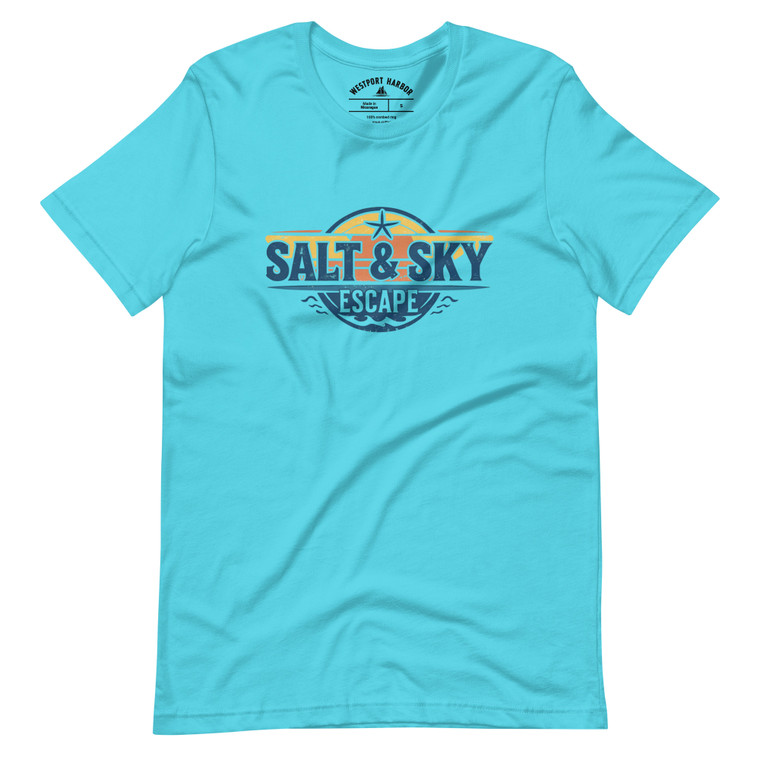 Let your soul drift with the Salt and Sky Escape Tee.