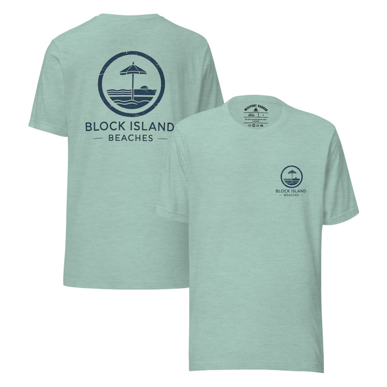 Block Island beaches cotton t-shirt