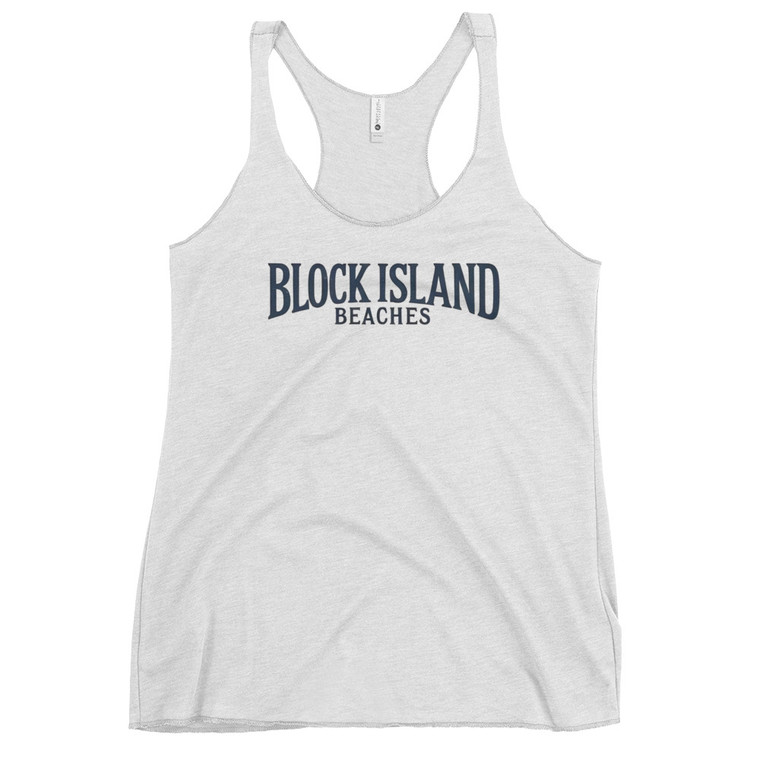 Celebrate island life with the Block Island Beaches Women’s Racerback Tank — soft, stylish, and effortlessly coastal.