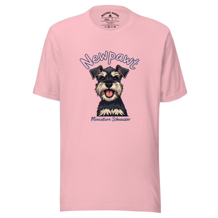 Celebrate your Schnauzer’s charm and smarts with the stylish Newpawt Schnauzer Tee.