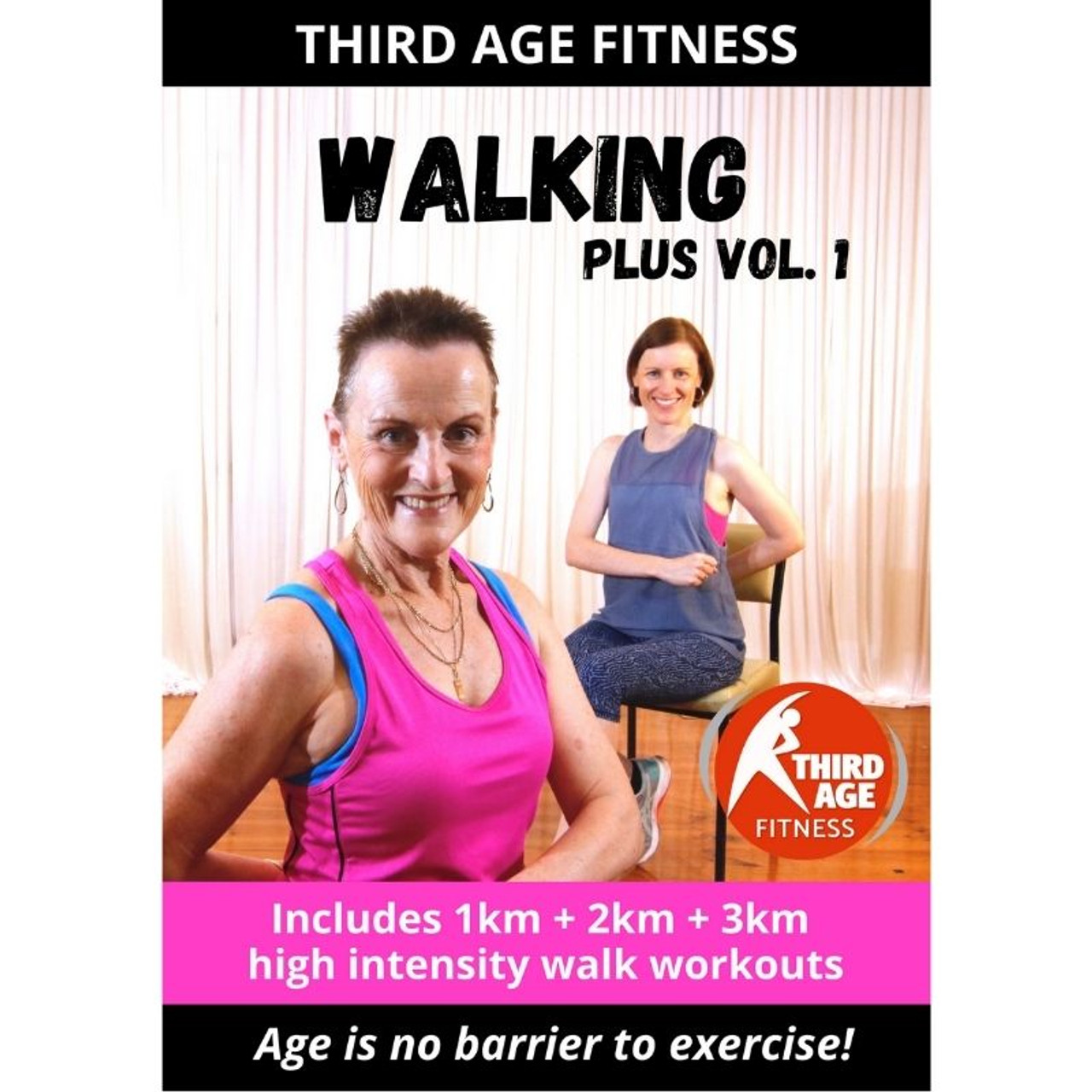 Walking Plus Vol. 1 DVD - High intensity workout for seniors exercising at  home