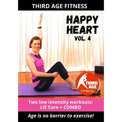 Happy Heart Vol 4 for older adults home exercise - DVD front cover