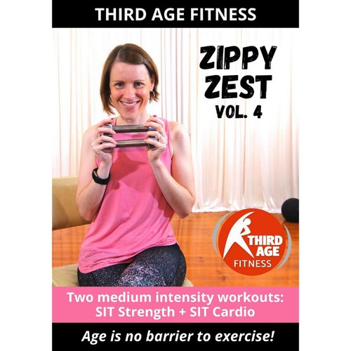 DVD front cover - Zippy Zest home seniors exercise 04