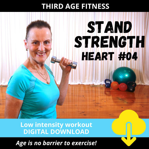 Digital download cover - STAND Strength Heart workout 04