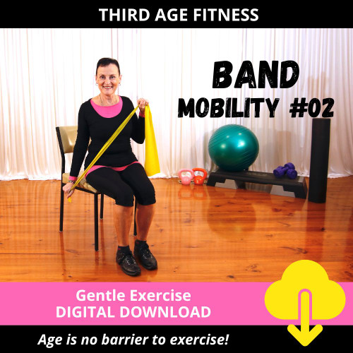 Digital download cover - Chair Mobility Band exercises 02