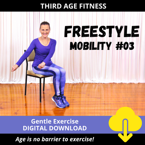 Digital download cover - Chair Mobility Freestyle exercises 03