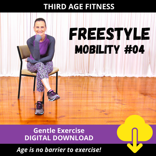 Digital download cover - Chair Mobility Freestyle exercises 04