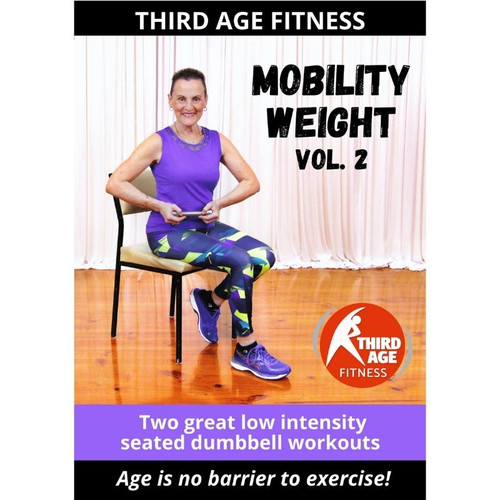 Mobility Weight Vol. 2 - Chair exercise DVD for older adults and seniors - front cover