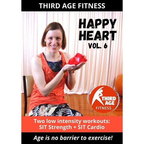 Happy Heart Vol 6 for older adults home exercise - DVD front cover