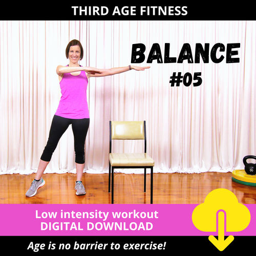 Digital download cover - Balance seniors exercise 05