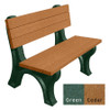 Deluxe Bench 4 Ft. Engraved Recycled Plastic Bench