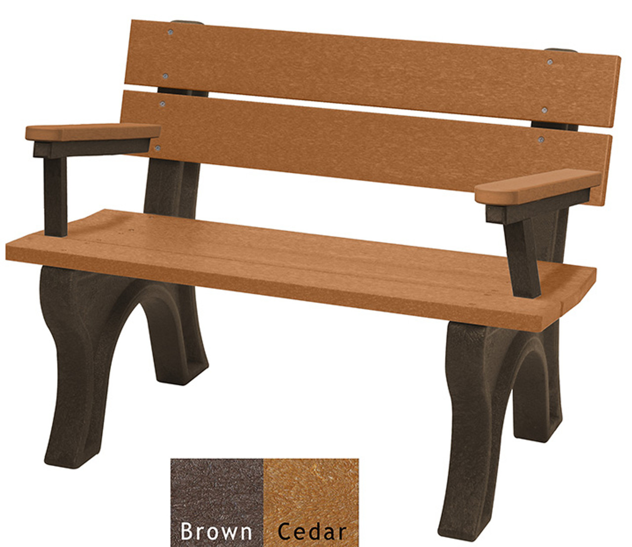 Brown and Cedar