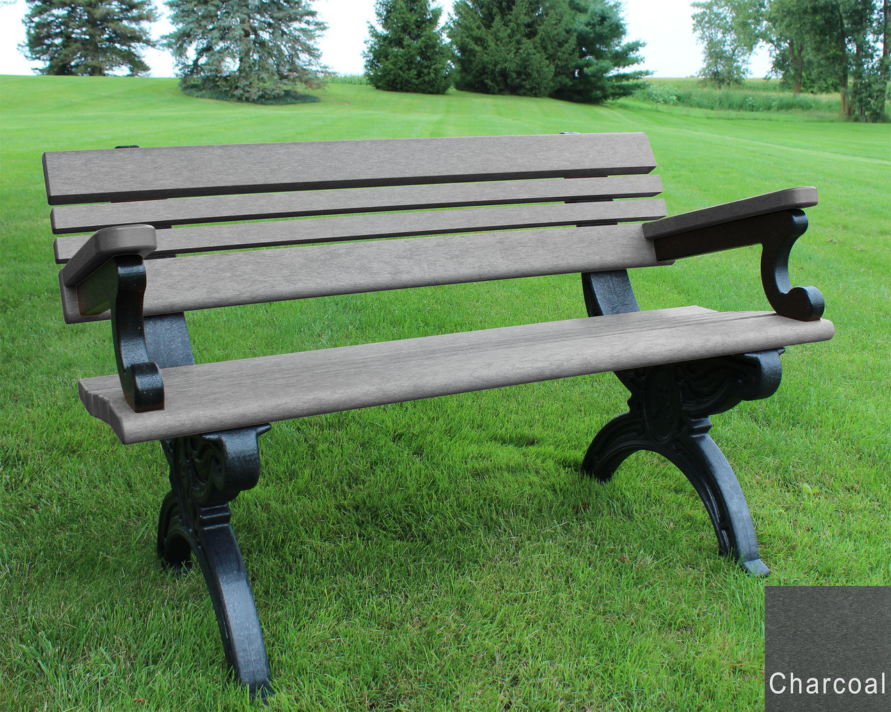 Engraved Bench Cambridge Recycled Plastic