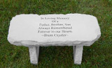 Beauty of Stone Memorial Benches for Lasting Tribute