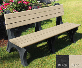 Memorializing Loved One with Plastic Memorial Bench