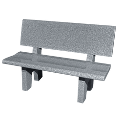 super-gray-Granite-Backed-Bench