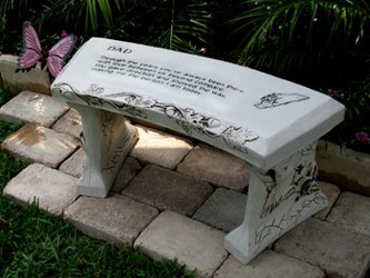 concrete bench