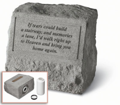 Cast Stone, Pet Headstone and Urn