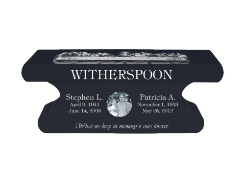 4 Foot Bench - Jet Black