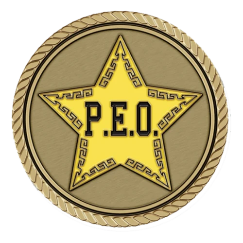 P.E.O. Medallion