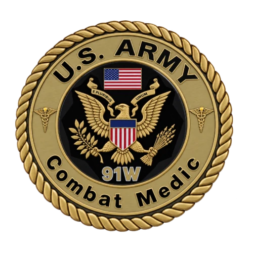 Army Combat Medic Medallion