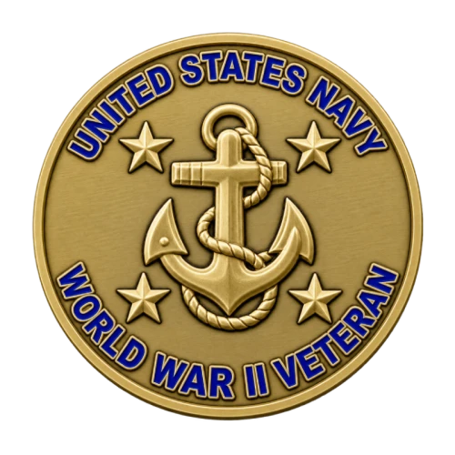 US Navy WW2 Veterans Medallion