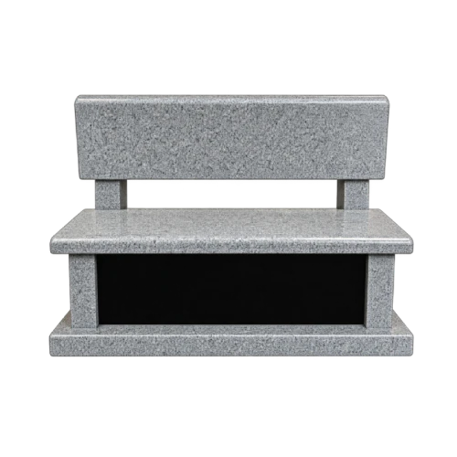 Memorial Bench with Urn Chamber